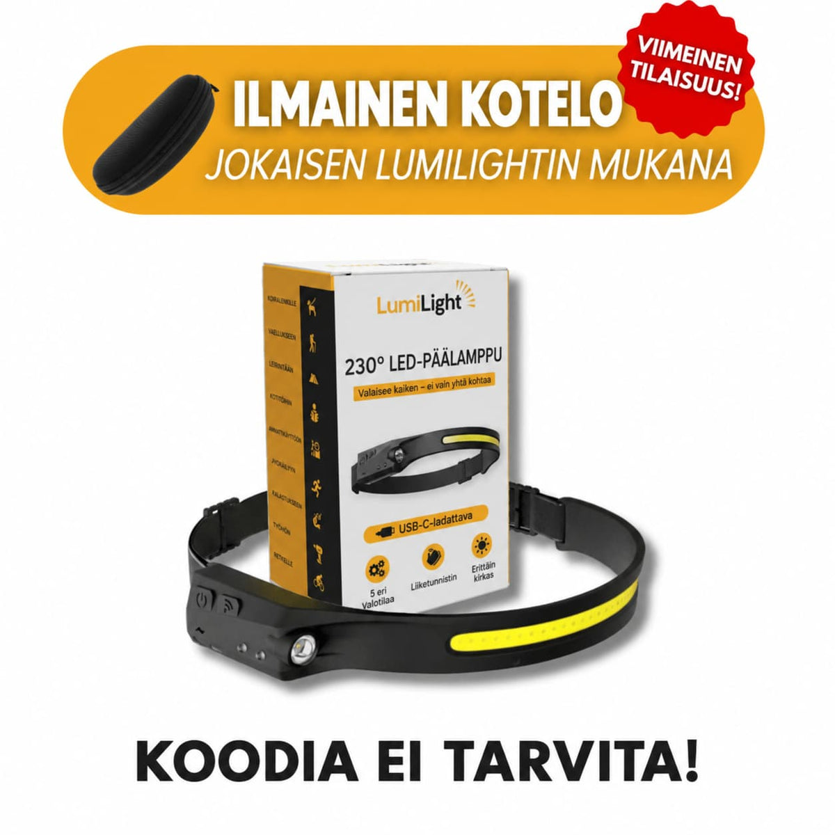 LumiLight – LED-otsalamppu